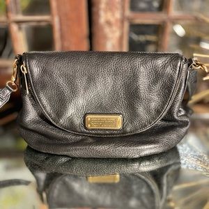 MARC JABOBS Q Natasha black leather crossbody bag-mint condition, barely used.